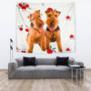 Welsh Terrier Print Tapestry-Free Shipping