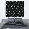 Whippet Dog Pattern Print Tapestry-Free Shipping