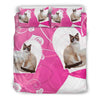 Snowshoe cat Print Bedding Set-Free Shipping