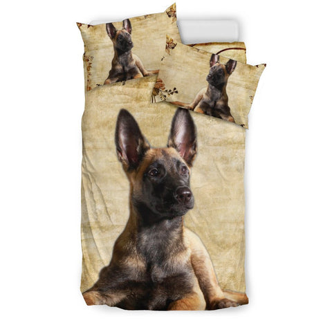 Belgian Malinois Dog Print Bedding Set- Free Shipping
