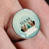 Yorkshire Terrier (Yorkie) Texas Print Signet Ring-Free Shipping