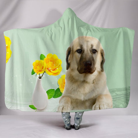 Anatolian Shepherd Dog Print Hooded Blanket-Free Shipping
