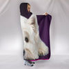 West Highland White Terrier (Westie) Print Hooded Blanket-Free Shipping
