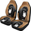 Cute Portuguese Water Dog Print Car Seat Covers-Free Shipping