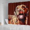 Chesapeake Bay Retriever Dog Print Shower Curtain-Free Shipping