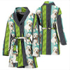 Shih-Poo Dog Patterns Print Women's Bath Robe-Free Shipping