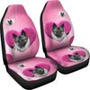 Norwegian Elkhound Dog In heart Print Car Seat Covers-Free Shipping