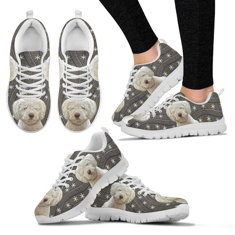 Spanish Water Dog Print Christmas Running Shoes For Women-Free Shipping