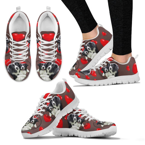 Valentine's Day Special-Border Collie Print Running Shoes For Women-Free Shipping