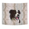 Cute Border Collie Print Tapestry-Free Shipping