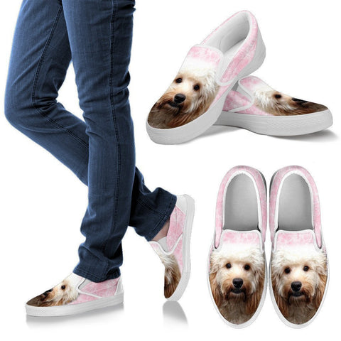 Cockapoo Print Slip Ons For Women- Express Shipping