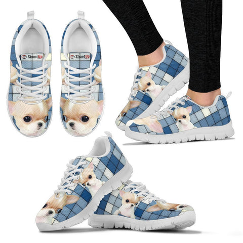 Chihuahua With 3D Blocks Print Running Shoes For Women-Free Shipping