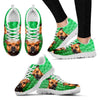 Customized Dog Print Running Shoes For Women-Express Shipping-Designed By Camilla Sanner