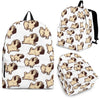Pug Floral Print BackPack - Free Shipping