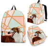 Borzoi Dog Print Backpack-Express Shipping