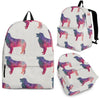 Australian Shepherd Dog Print Backpack-Express Shipping