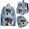 Spanish Water Dog Print Backpack-Express Shipping