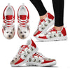 Cute West Highland White Terrier Print Sneakers For Women- Free Shipping-For 24 Hours only