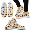 Dachshund Dog Pattern Print Sneakers For Women- Express Shipping