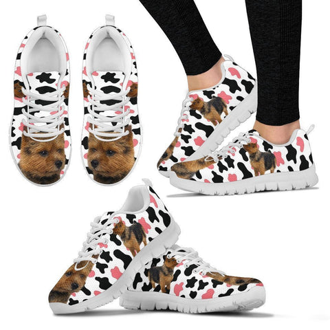 Norwich Terrier With Clipart Print Running Shoes For Women-Free Shipping