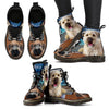 Soft Coated Wheaten Terrier Print Boots For Women-Express Shipping