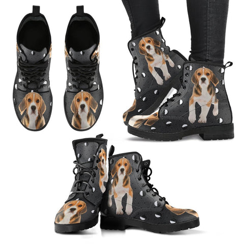 Valentine's Day Special-Beagle Dog Print Boots For Women-Free Shipping