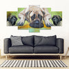 English Mastiff Dog Print-5 Piece Framed Canvas- Free Shipping