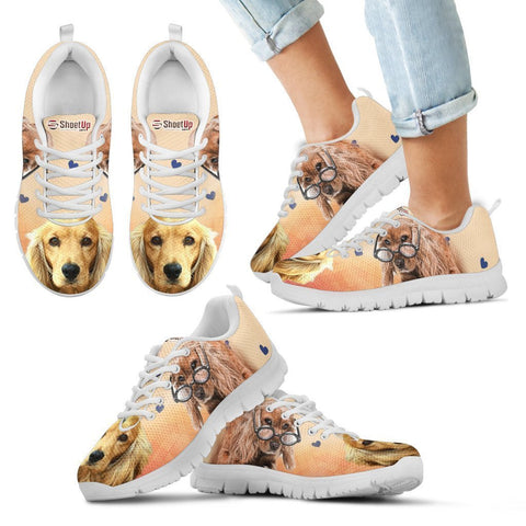 Cute Cocker Spaniel Print Running Shoes For Kids- Free Shipping