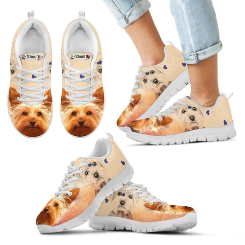 Cute Yorkshire Terrier Print Running Shoes For Kids- Free Shipping