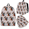 Collie Dog Print Backpack- Express Shipping
