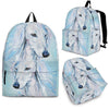 Saluki Dog Print Backpack-Express Shipping