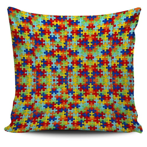 Autism Symbol Pillow Covers- Free Shipping