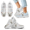 West Highland White Terrier Black Dots Print Running Shoes For Kids-Free Shipping