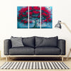 Tree Art Print 5 Piece Framed Canvas- Free Shipping