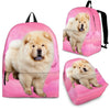 Chow Chow Dog Print Backpack-Express Shipping