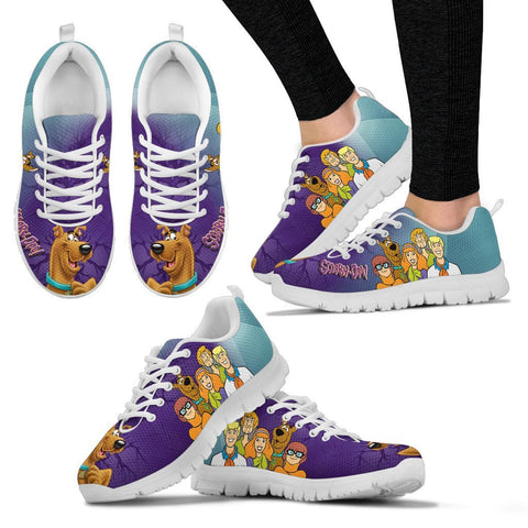 New Scooby Doo Print Running Shoes For Women- Free Shipping