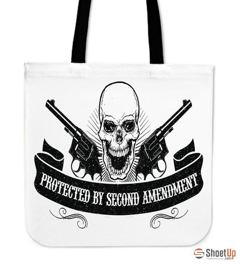 Protected By Second Amendment-Tote Bag-Free Shipping