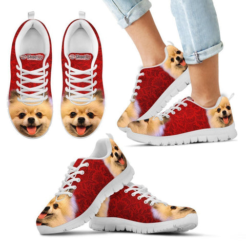 Cute Pomeranian Print Running Shoes For Kids- Free Shipping