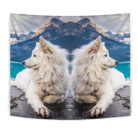 Amazing Samoyed Dog Print Tapestry-Free Shipping