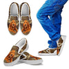 Bloodhound Dog Print Slip Ons For Kids-Express Shipping