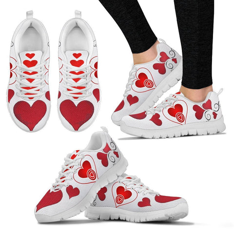 Valentine's Day Special-Heart Print Running Shoes For Women-Free Shipping