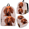 Dachshund Dog Print Backpack-Express Shipping