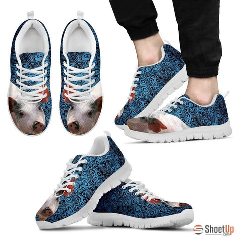 Blue Pig Running Shoes For Men-Free Shipping Limited Edition
