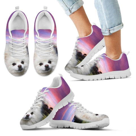 Pomeranian Dog Running Shoes For Kids-3D Print-Free Shipping