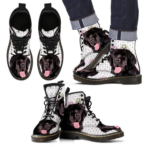 Newfoundland Print Boots For Men-Express Shipping