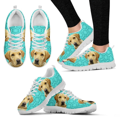 Customized Dog Print-(White) Running Shoes For Women-Express Shipping-Designed By Cindy Mattera