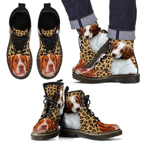 Brittany Print Boots For Men-Express Shipping