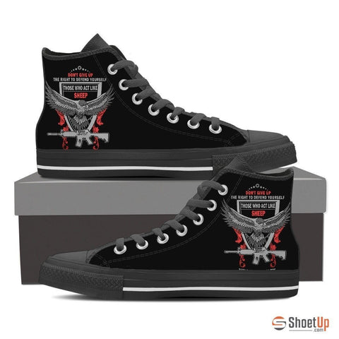 Right to Defend Yourself - Men's Canvas Shoes (Free Shipping)
