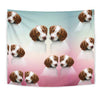 Brittany dog Print Tapestry-Free Shipping