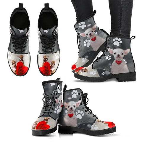 Valentine's Day Special-Chihuahua Dog Print Boots For Women-Free Shipping